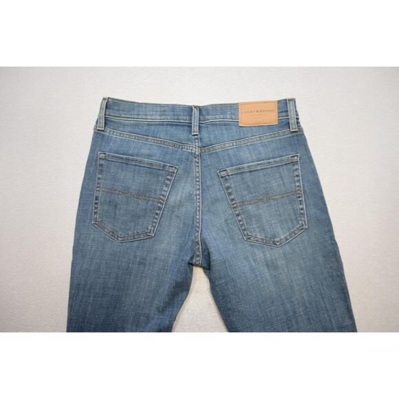 Lucky Brand 223 Straight Blue Rugged Stretch Denim Jeans Mens Size 30 x 32 - Picture 9 of 9